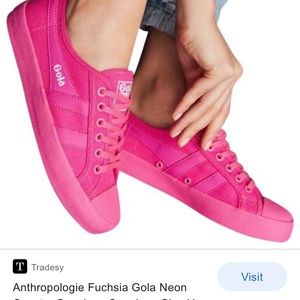 New Gola Fuchsia sneakers